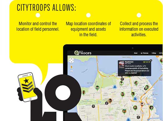 Increase the efficiency of your personnel management with CityTroops app